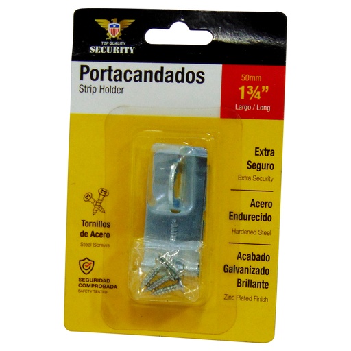 [10190] PORTA CANDADO 1 3/4" CROMADO SECURITY