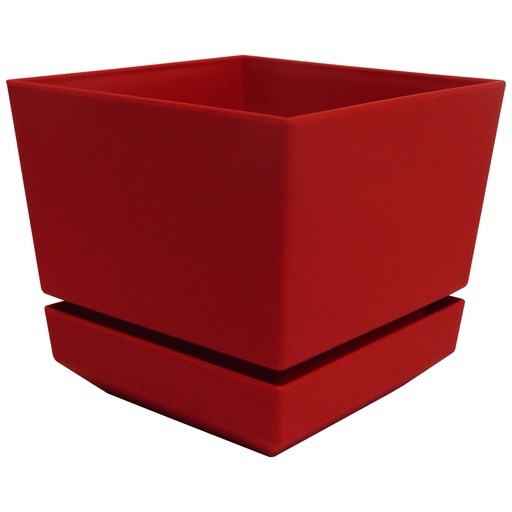 [10237] MATERO Y PLATO PP ART CUAD TEX L18 ROJO DP
