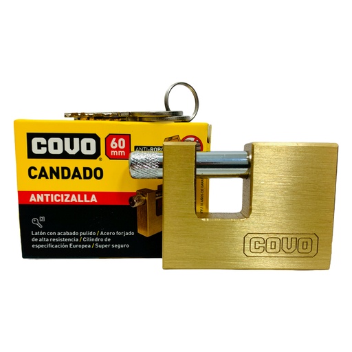 [10332] CANDADO 60MM ANTICIZALLA COVO