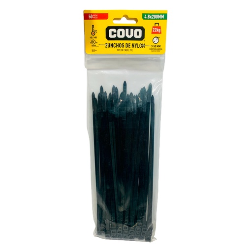 [10334] TIRRAJE NYLON NEGRO 4.8-200MM COVO
