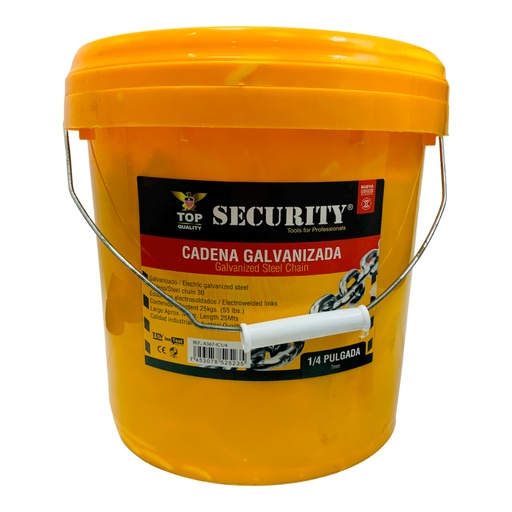 [10340] CADENA GALVANIZADA 1/4" SECURITY