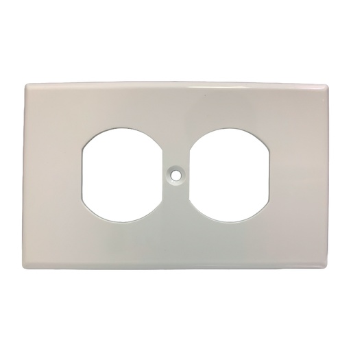 [10434] TAPA PARA CAJETIN ELECTRICO COLOR BLANCO TROEN