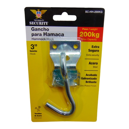 [10506] GANCHO PARA HAMACA 200KG SECURITY