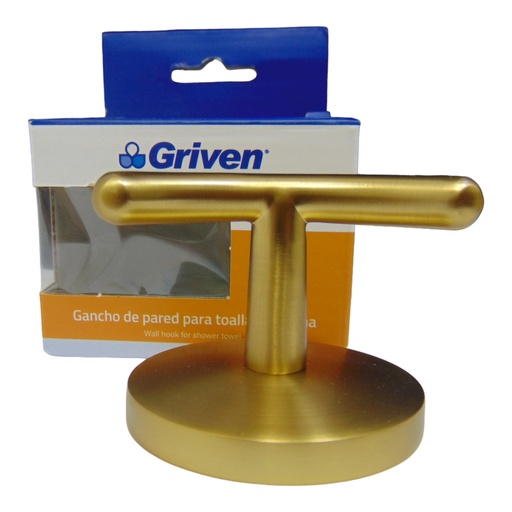 [10524] GANCHO DE PARED GRIVEN GOLDEN