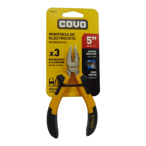 [10546] MINI PINZA DE ELECTRICISTA COVO
