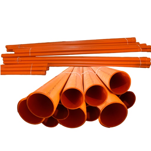 [10595] TUBO PVC SANITARIO REFORZADO 75MM 3M EXC