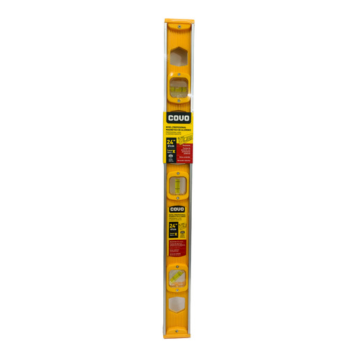[10664] NIVEL PROFESIONAL MAGNETICO DE ALUMINIO 24" COVO