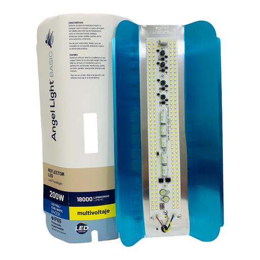 [10710] REFLECTOR LED 200W MULTIVOLTAJE ANGEL LIGHT BASIC