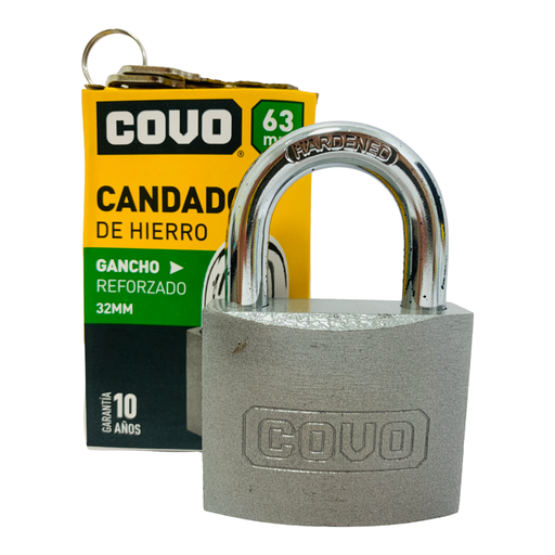 [10725] CANDADO 63MM HIERRO COVO
