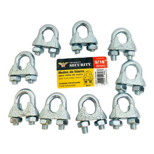 [10750] PERROS PARA GUAYAS DE HIERRO 5/16" SECURITY