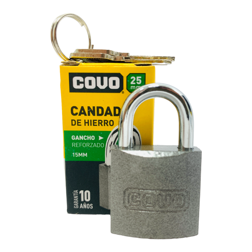 [10755] CANDADO 25MM HIERRO COVO