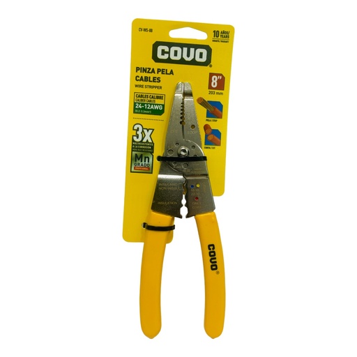 [10831] PINZA PELA CABLES 8" COVO