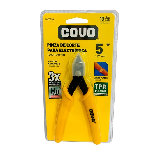 [10835] PINZA DE CORTE PARA ELECTRONICA 5" COVO