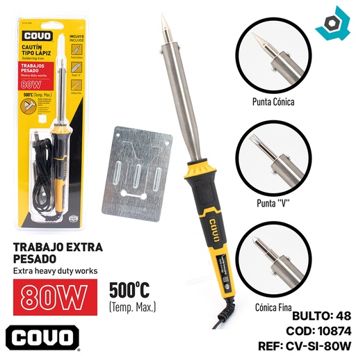 [10874] CAUTIN TIPO LAPIZ 80W COVO