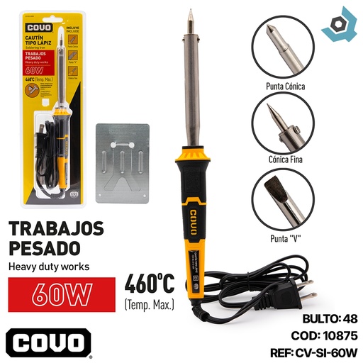 [10875] CAUTIN TIPO LAPIZ 60W COVO