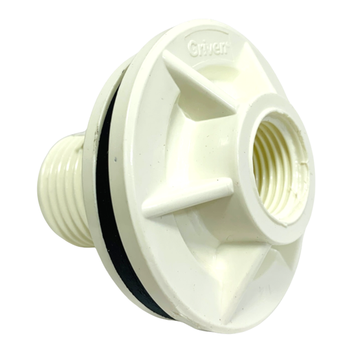 [10886] TUERCA PARA TANQUE 1/2" BLANCO GRIVEN