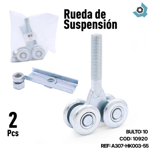 [10920] RUEDA DE SUSPENSION 55MM