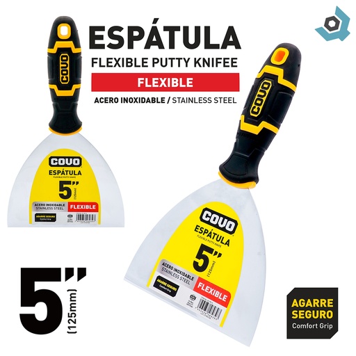 [10924] ESPATULA FLEXIBLE 5" COVO