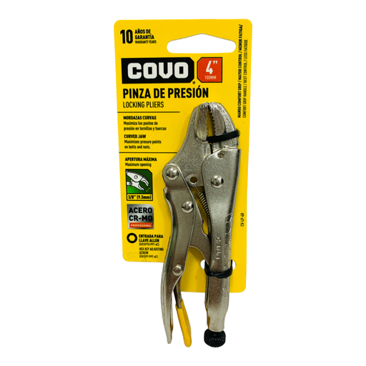 [11009] PINZA DE PRESION 4" COVO