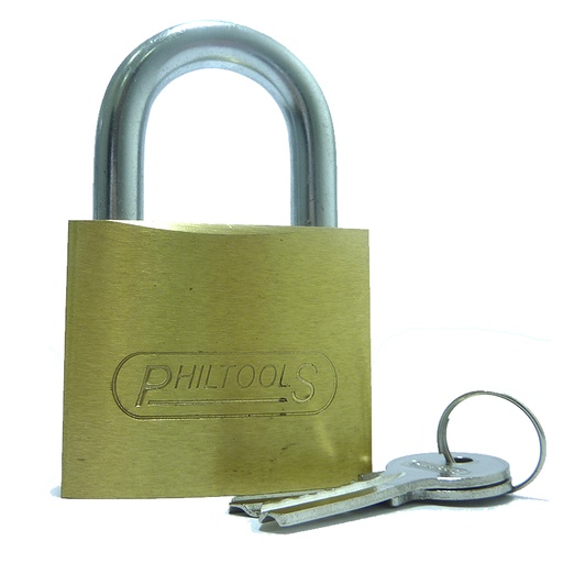[1287] CANDADO 60MM BRONCE PHILTOOLS