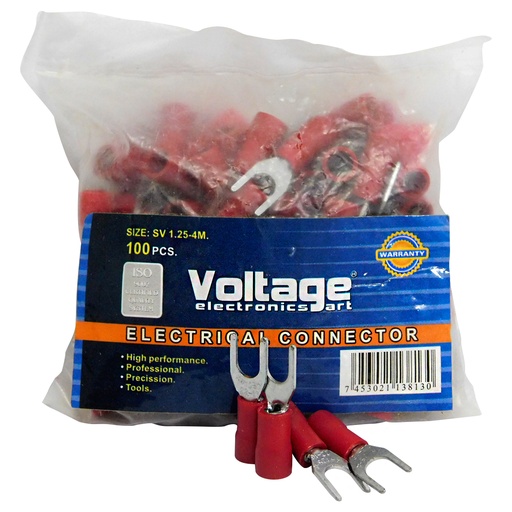 [1629] CONECTOR ELECTRICO TERMINAL SV1.25-4M VOLTAGE