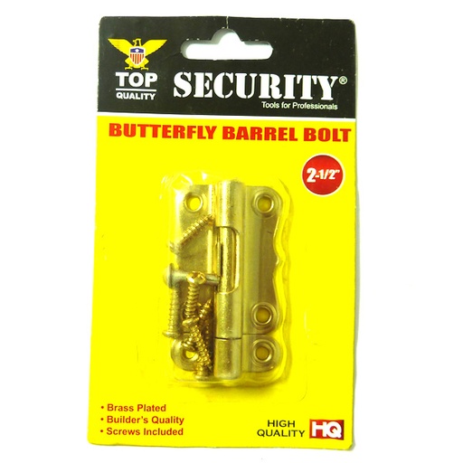[3037] PASADOR 2.5" DORADO SECURITY