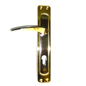 [3264] MANILLAS PARA PUERTAS DORADA