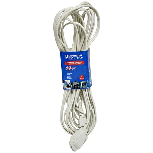 [3627] EXTENSION ELECTRICA 25FT 3 TOMAS GENERALI LINE