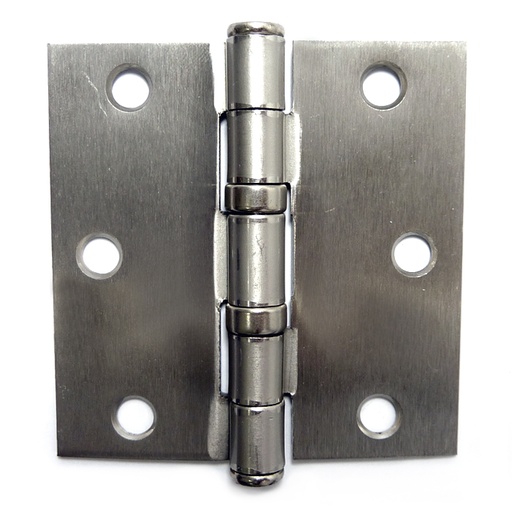 [3830] BISAGRA CROMADA 3" X 3" CON ROLINERA SECURITY