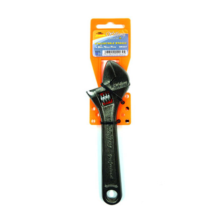 [4058] LLAVE AJUSTABLE 6" NIQUELADA OSCURO WOLFGANG