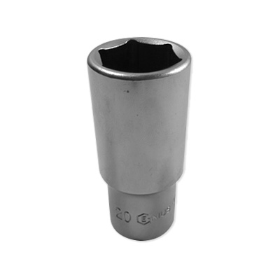 [5222] DADOS LARGOS 6 PUNTAS METRIC 3/8 X 20MM GENIUS