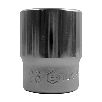 [5275] DADO 1/2" X 26MM 6 PUNTAS GENIUS