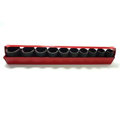 [5727] JUEGO DE DADOS DE IMPACTO CORTOS 6 PUNTAS 10 PIEZAS SAE 1/2 TF-005