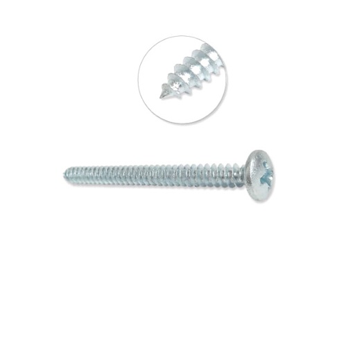 [6055] TORNILLO LAMINADO CABEZA PAN 8X1 1/2 MEJIA (12C X 500U)