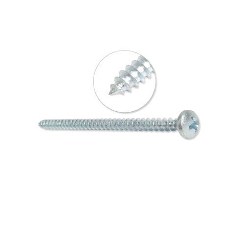 [6057] TORNILLO LAMINADO CABEZA PAN 8X2 MEJIA (16C X 250U)