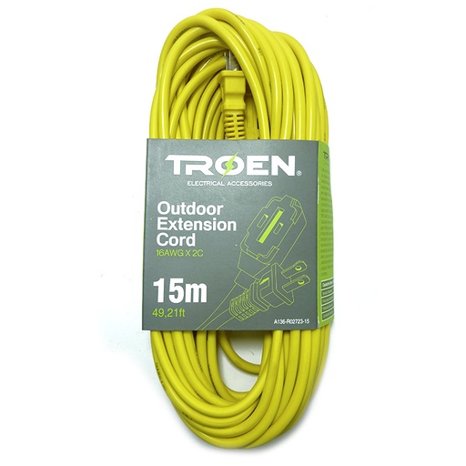 [6393] EXTENSION ELECTRICA 15MT 2 TOMAS TROEN