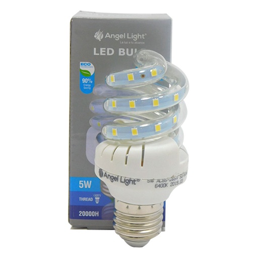 [6434] BOMBILLO LED ESPIRAL 5W ANGEL LIGHT