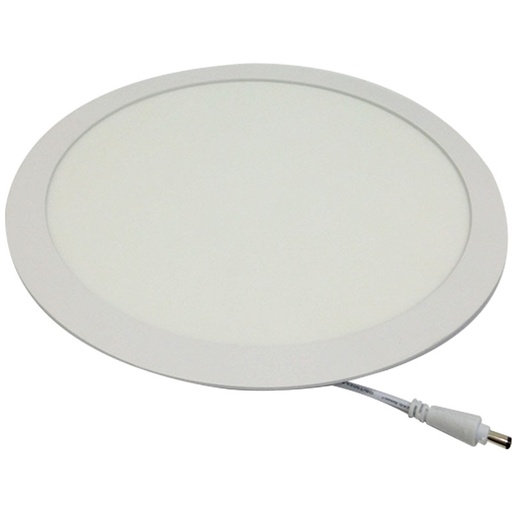 [6439] LAMPARA LED PARA EMPOTRAR REDONDA 24W 12" LUZ BLANCA ANGEL LIGHT