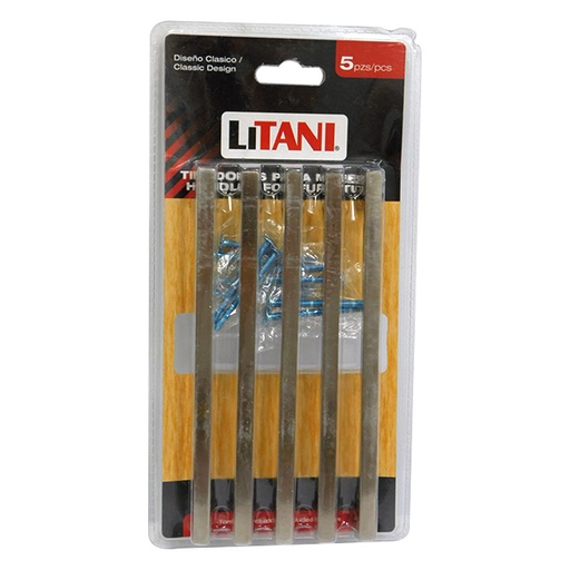 [6496] JUEGO DE TIRADORES 5PZAS 160MM LITANI