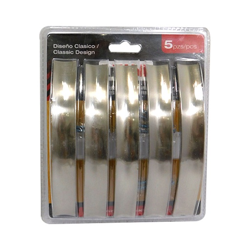 [6738] JUEGO DE TIRADORES 5PZAS 128MM LITANI