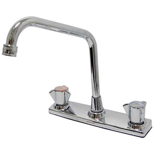 [6767] GRIFERIA PARA FREGADERO 8" DOBLE TEMPERATURA GRIVEN