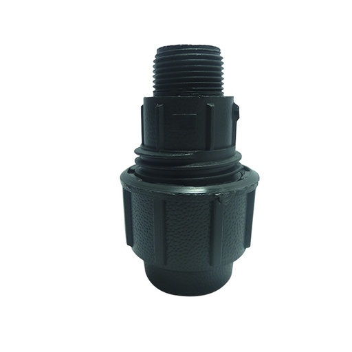 [6859] ADAPTADOR MACHO 16MM 3/8" SALIDA 1/2" PARA RIEGO FAPLAST