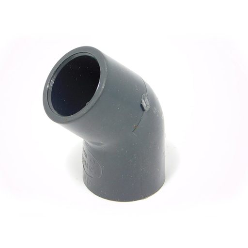 [7111] CODO 45GR PVC PRES 1/2" CXC TUBRICA