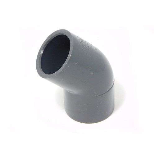 [7112] CODO 45GR PVC PRES 3/4" CXC TUBRICA