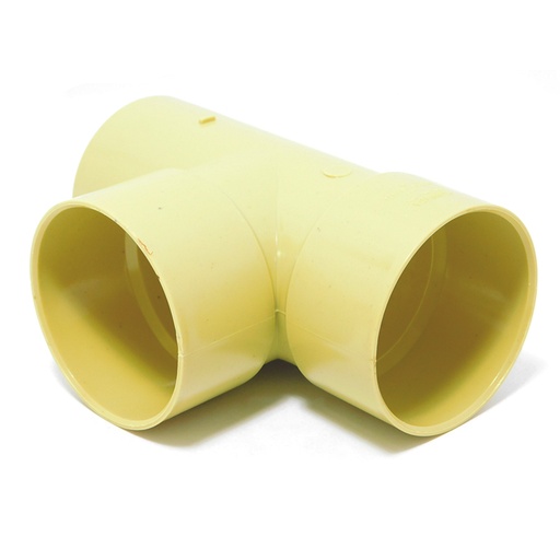 [7145] TEE PVC SANITARIO 75MM EXCXC TUBRICA