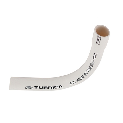 [7192] CURVA 90GR PVC CONDUIT 1/2" EXC TUBRICA