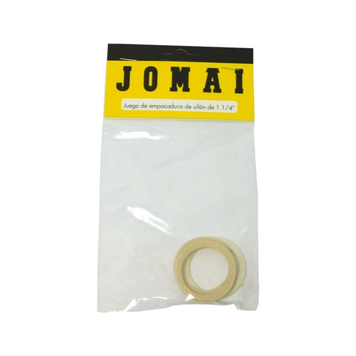[7206] JUEGO DE EMPACADURAS SIFON DE 1 1/4" JOMAI