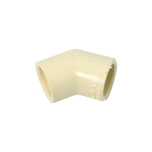 [7215] CODO 45GR CPVC PRES CTS 1/2" CXC TUBRICA AGUA CALIENTE