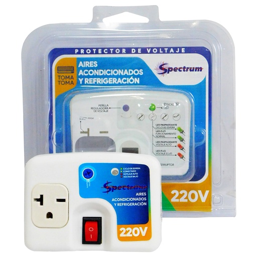 [7254] PROTECTOR DE VOLTAJE 220V PARA AIRES SPECTRUM