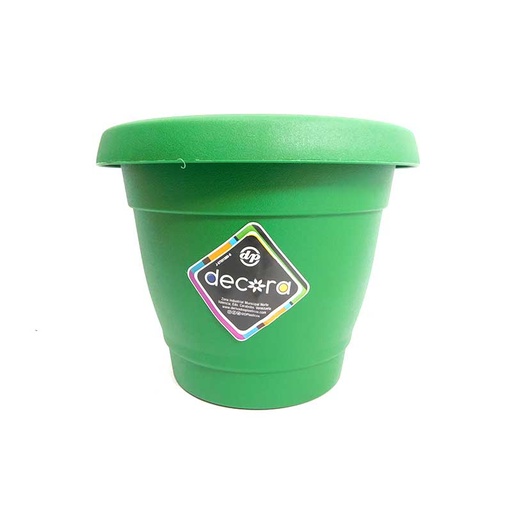 [7295] MATERO PP CLÁSICO D-20 VERDE DECORA
